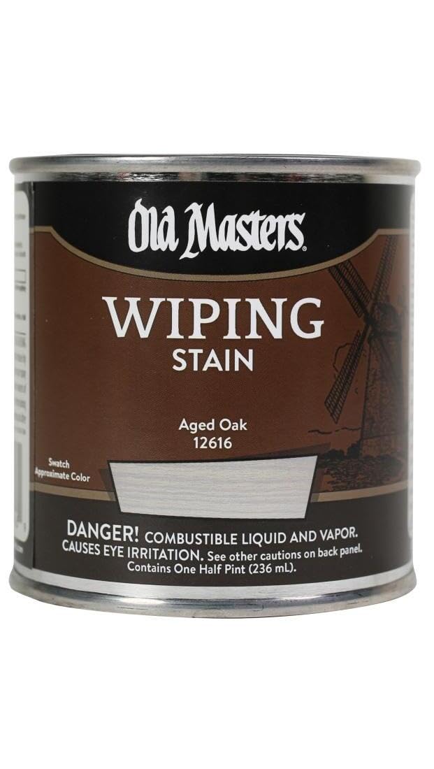 テーブル・机 TUBE&ROD OIL STAIN FINISH Old Masters 12616 Semi-Transparent Oil-Based Wiping Stain, 0.5