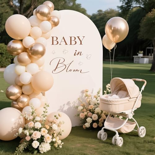 Baby in Bloom Baby Shower Stickers decorativos miniatura 2