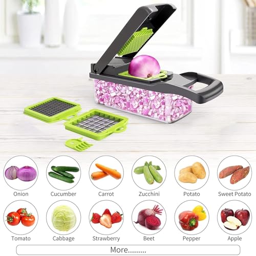 Vegetable Chopper Slicer Onion Dicer - Multi Veggie Mandoline miniatura 5