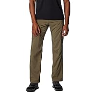 Columbia Silver Ridge - Pantaloni da Trekking da Uomo, Verde Pietra