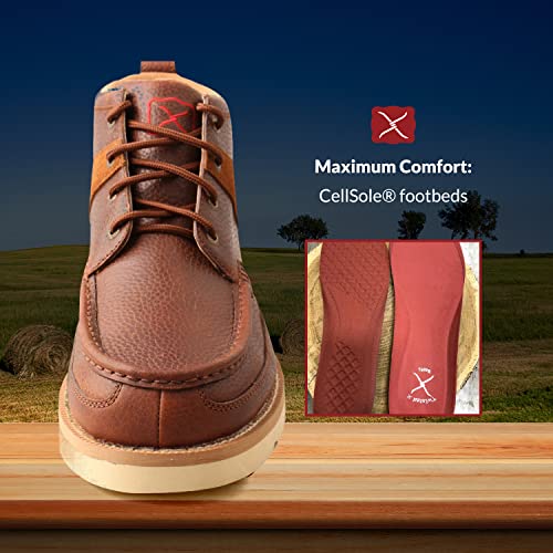 Twisted X Men's 4" Wedge Sole Boot Driving Mocs4