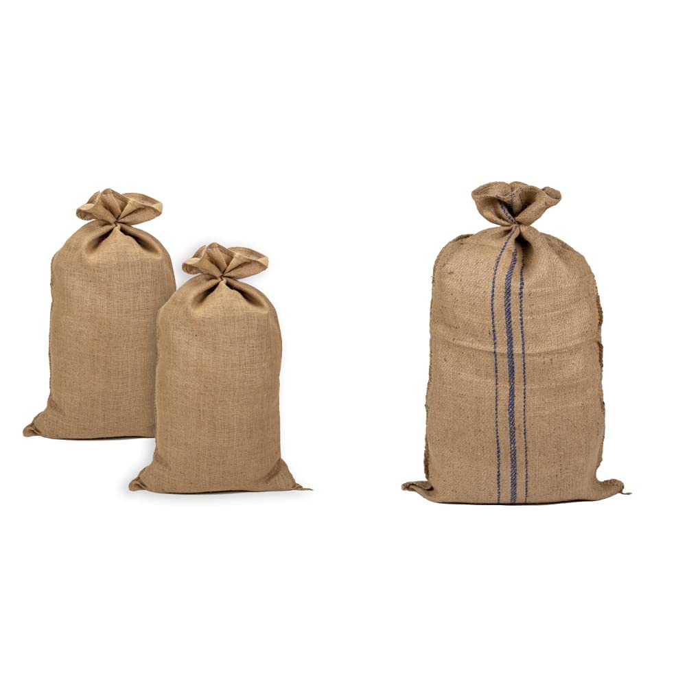 Sac en toile de jute 100kg Btwill résistant pour stockage lourd