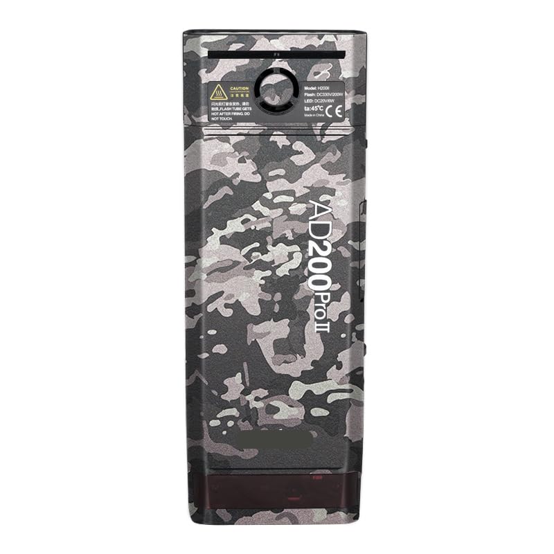 Film protection vinyle Godox AD200 Pro II anti rayure camouflage champ
