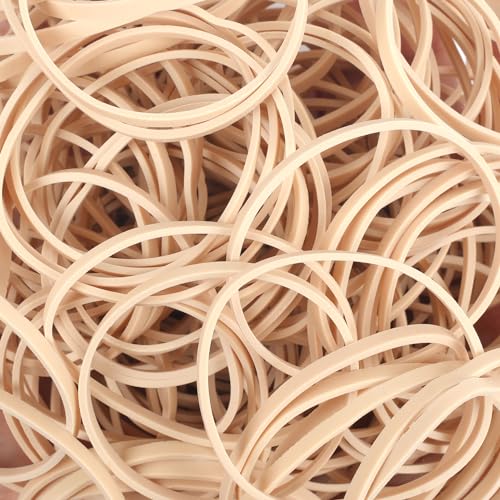 AMUU Rubber Bands Beige Size #33 200Pcs For Office home Supply File Folder Strong Elastic image 4