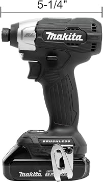 Makita XDT18SY1B 18V LXT Lithium-Ion Sub-Compact Brushless Cordless Impact Driver Kit (1.5Ah)