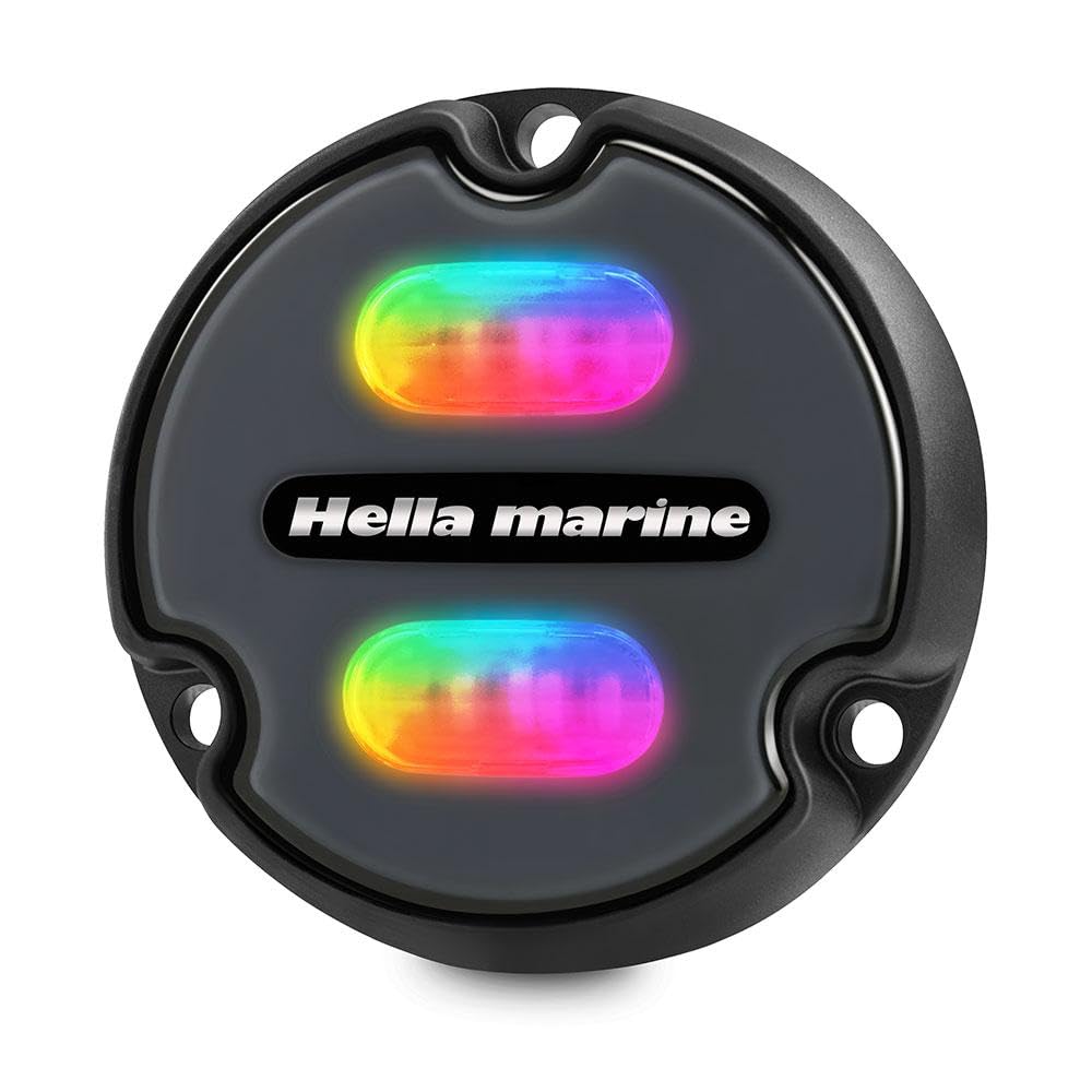 HELLA Marine Unterwasserlicht Apelo A1 Kunststoffgehäuse 1800 Lumen RGB - Weiße Linse 2LT 016 146-001