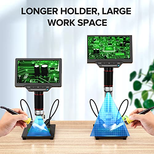 Digital Microscope Extension Tube, Oet02 Extension Tube, Extender Pole For Tomlov Dm201 Dm10 Dm9 Dm4 Elikliv Lcd Microscope,Aluminium Center Column Extension Rod Bar #TOP2