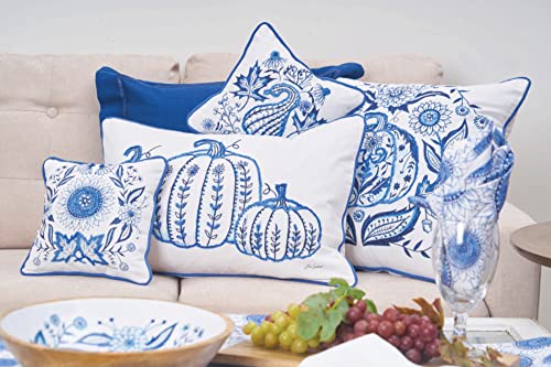 C&F Home Servilleta Blue Harvest Sunflower Azul miniatura 4
