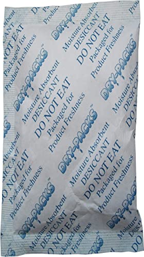 Dry Packs - Silica Gel Desiccants 25 Packets of 10 Grams Each