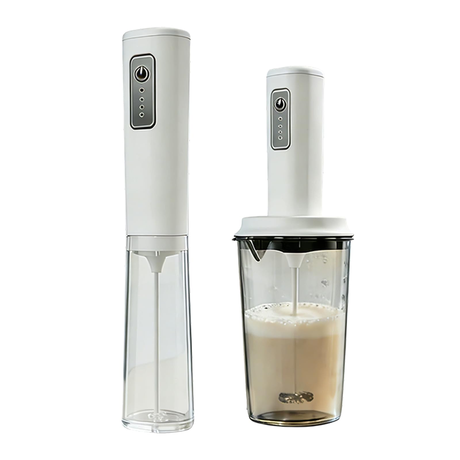 carotoe Portable Battery Operated Milk Frother for Home Kitchen Cafe Fashion Quick Frothing Tiny Milk Frother