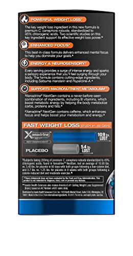 Xenadrine Nextgen, Powerful Weight Loss, Energy And Focus, With Mct Oil, 60 Count (Package May Vary) (Pack Of 2) #TOP2