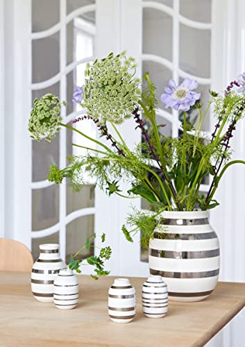 Kähler, Vaso Omaggio, Ceramica, Argento, 20 cm