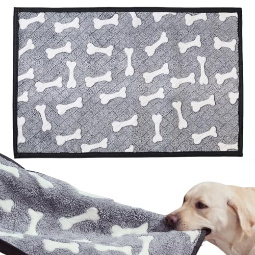 WooPetty 28x41 Double-Sided Chew Proof Dog Blanket for Sofa Bed Dog Crate