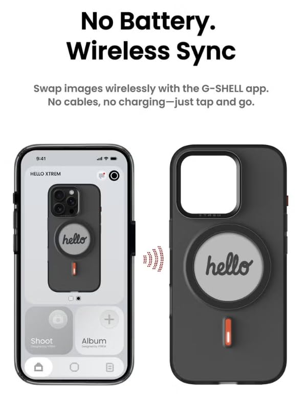 Amazon.com: Oeli XTREM for iPhone Case, Magnetic NFC E-Ink Screen