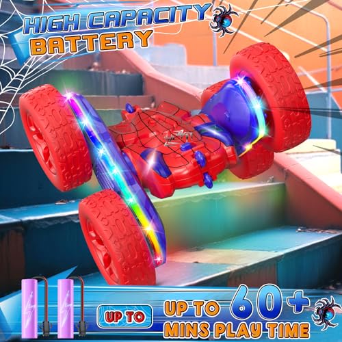 23% Off Jimdella Spider RC Car with LED Lights & Stunts - Image 5