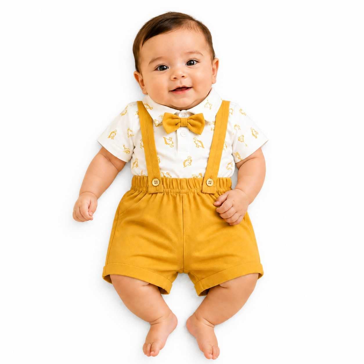 Fareto Cotton T-Shirt With Shorts Clothing Set for Baby-image-30
