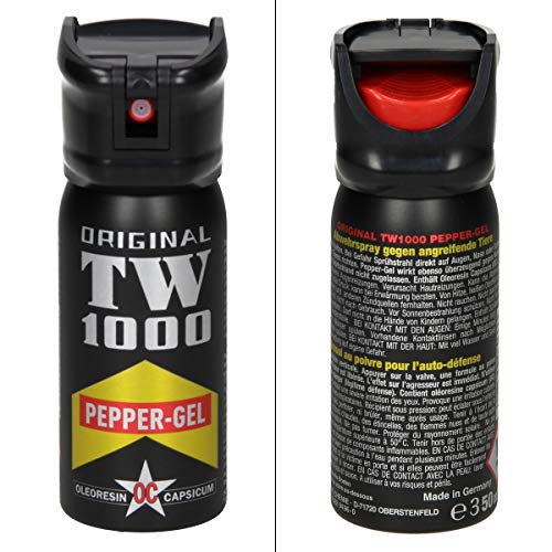 2 Stück Pfefferspray Pfeffergel zur Selbstverteidigung - 50 ml - bis zu 5m Reichweite - mit Flip Top - Pfefferspray zur Tierabwehr Tierabwehrspray Verteidigungsspray Pepperspray Abwehrspray Pepper Gel – Bild 4