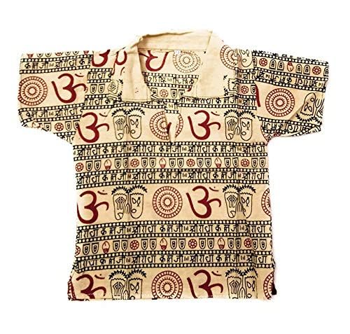 Men's & Boy's Cotton Blend Straight Short Kurta-image-33