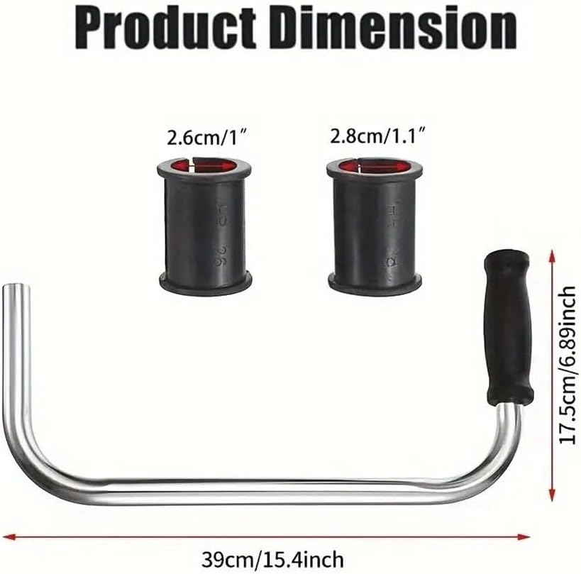 Lawn Mower Handle Grip With Bracket Clamp Fit For Weeder Handle Lawnmower