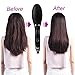 Veru ETERNITY Ionic Hair Straightener Brush,Enhanced Ionic Straightening Brush with 5 Heat Levels for Frizz-Free Silky Hair, Anti-Scald,360° Rotary Plug