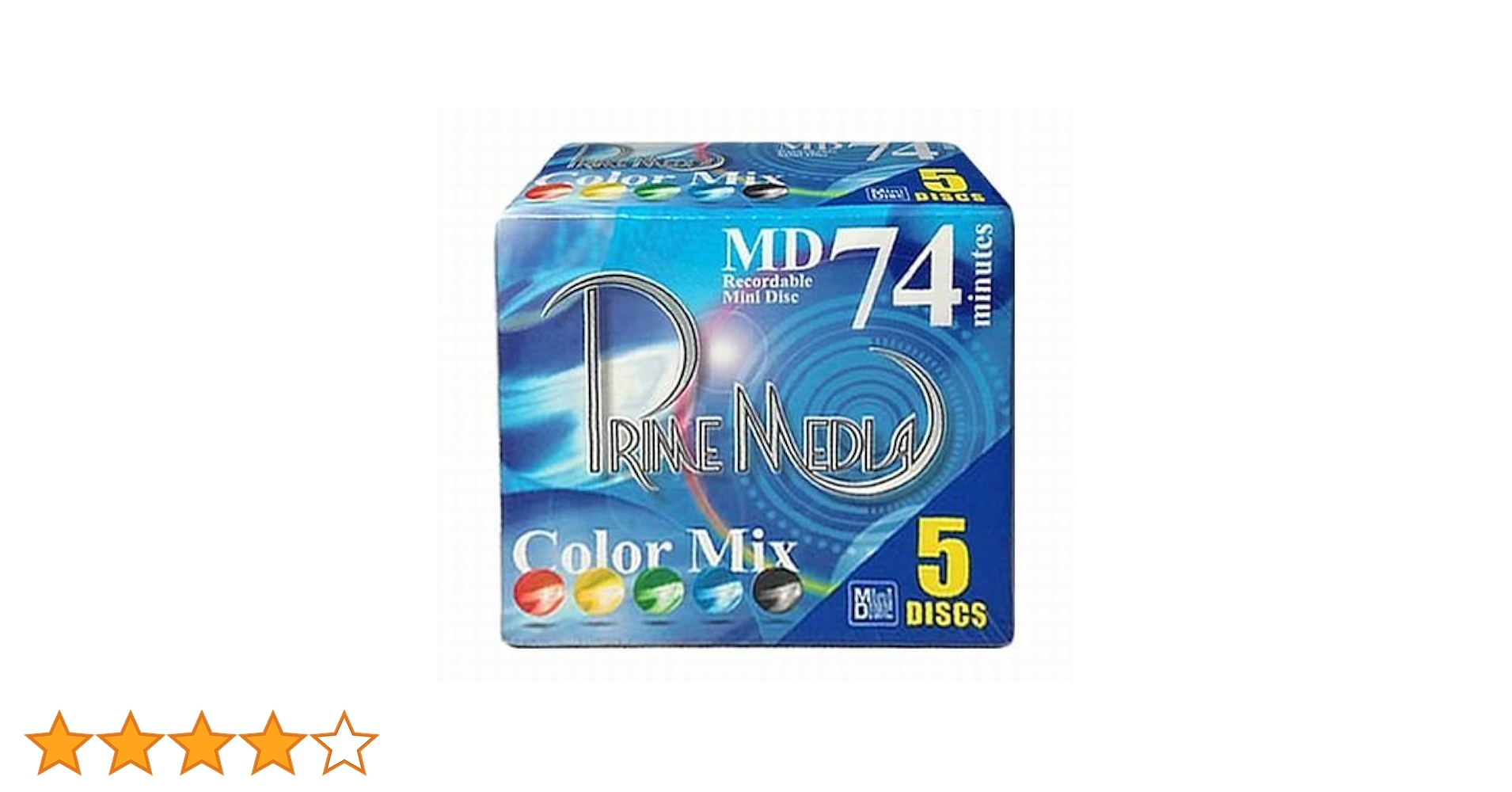 Amazon | プライムメディア 録音用MD(ミニディスク) 74分 5枚 5