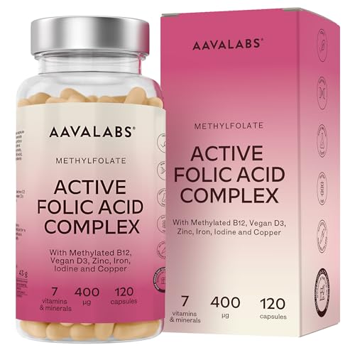 AAVALABS Foliumzuur voor zwangerschap - 180 tabletten