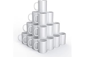 Cricut Mug Press & Infusible Ink Compatible 15oz Blank Ceramic Mug