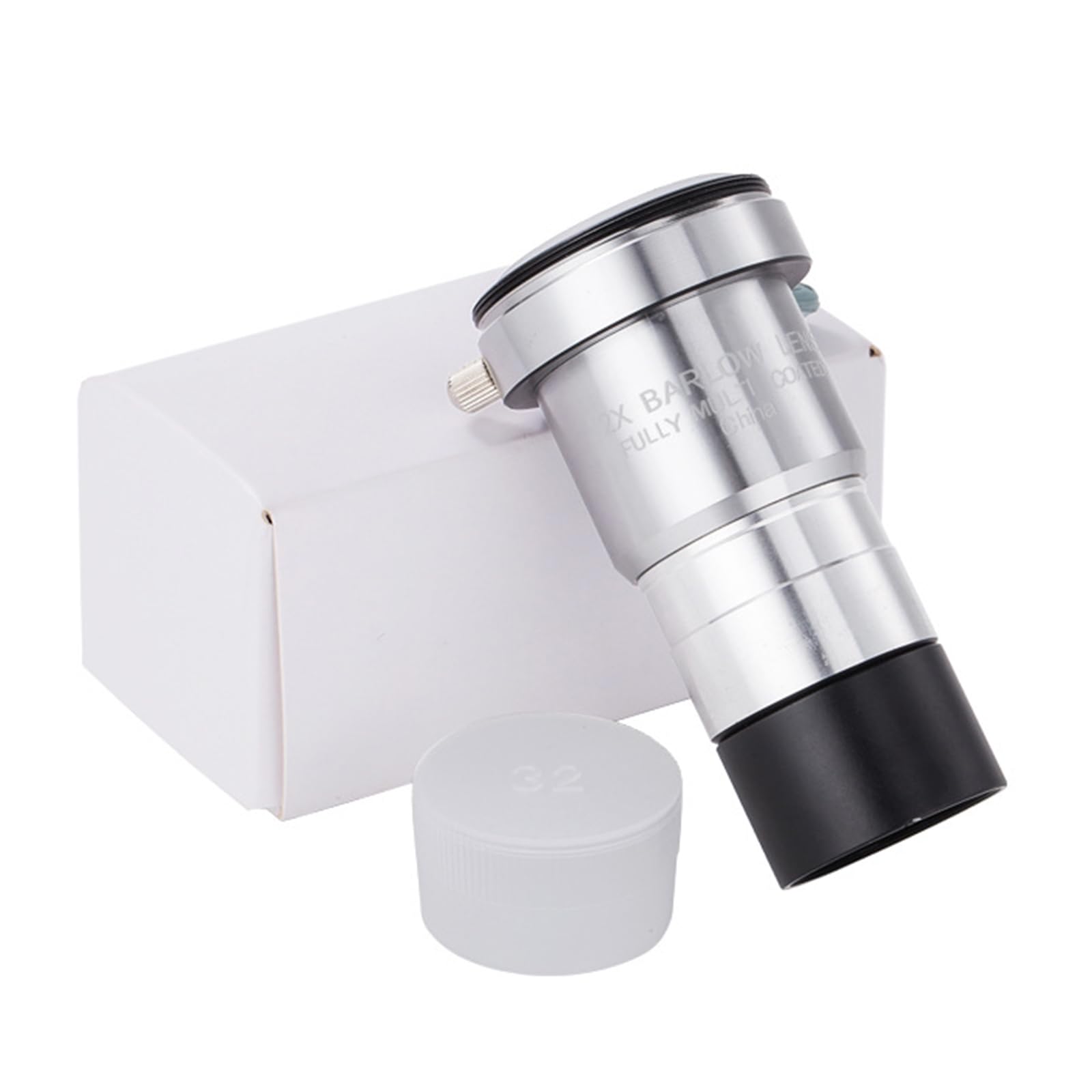 Lentille de Barlow grossissante x2 de 3,2 cm - Petit et portable - Outil pour améliorer la visualisation de l'oculaire