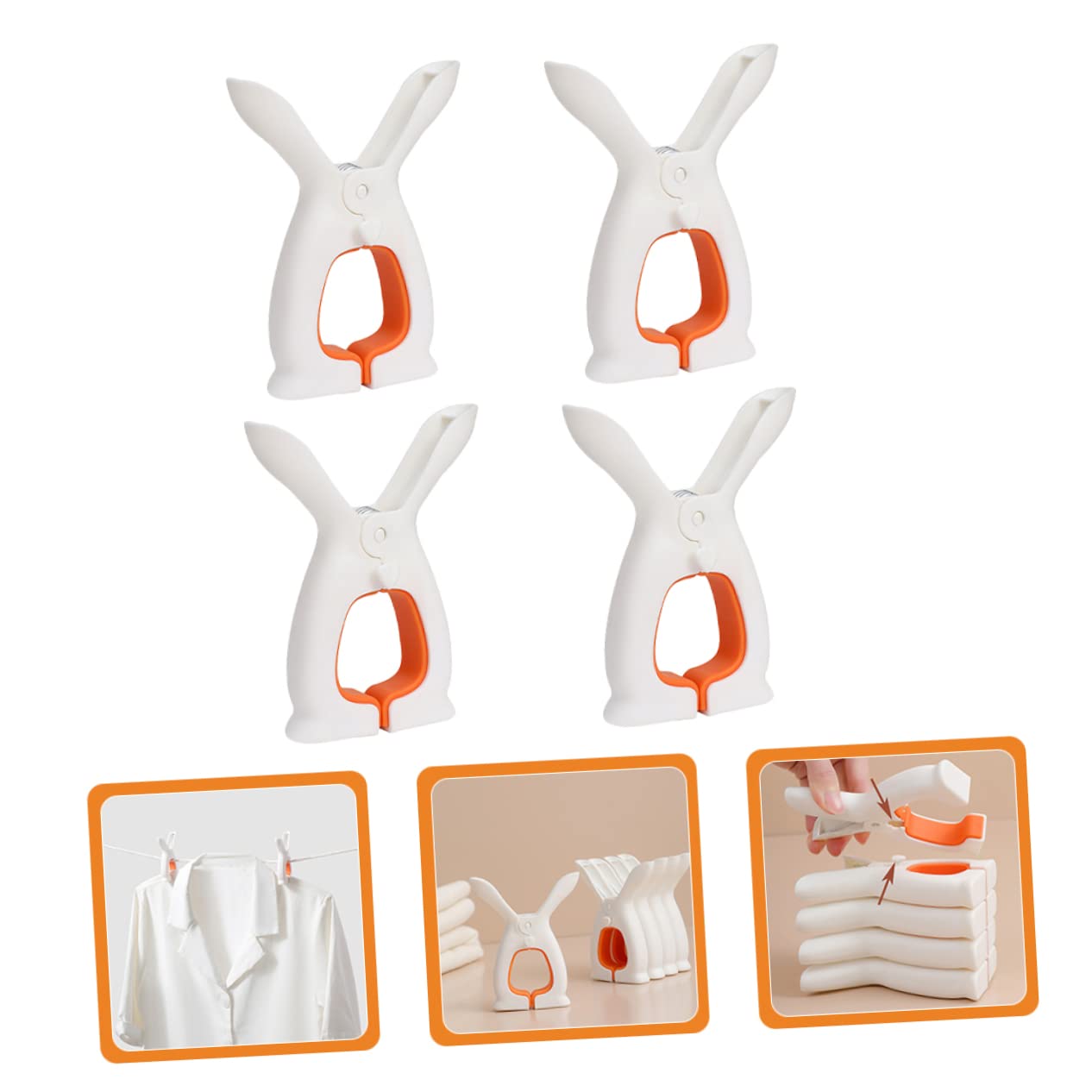 Handtuchhalter, 4 Stück, winddicht, Wäscheklammer, Handtuchhalter, Quilt-Clip, Kunststoff, Strand