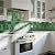 Art3d 10-Sheet Heavy-Duty Peel and Stick Backsplash, Self-Adhesive Vinyl Wall Tiles for Kitchen Countertop Bathroom, Green