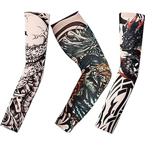 Vepoty Tattoo-Armwärmer chwdifru145 3er-Set