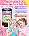 Kids Smart Phone for Girls Unicorns Gifts for Girls Toys 8-10 Years Old Phone Touchscreen Learning Toy Christmas Birthday Gifts for 3 4 5 6 7 8 9 Year Old with 8G Memory Card