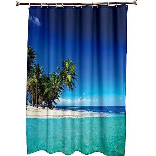 Rideau de douche en polyester KnSam, textile imperméable de qualité supérieure