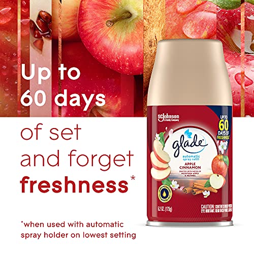 Glade 46500717755 Automatic Spray Refill, Air Freshener For Home And Bathroom, Apple Cinnamon thumb #8