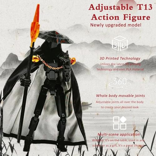 Image of YOURKARTS.COM Injection Molded Robot Toy Multi-Jointed Action Figure for Kids & Adults | Durable Plastic DIY Model with Realistic Movement & Manual | Cool Collectible Gift | car Accessories 2025