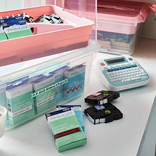 Image of Brother P-Touch Embellish Ribbon & Tape Printer PT-D215e,White
