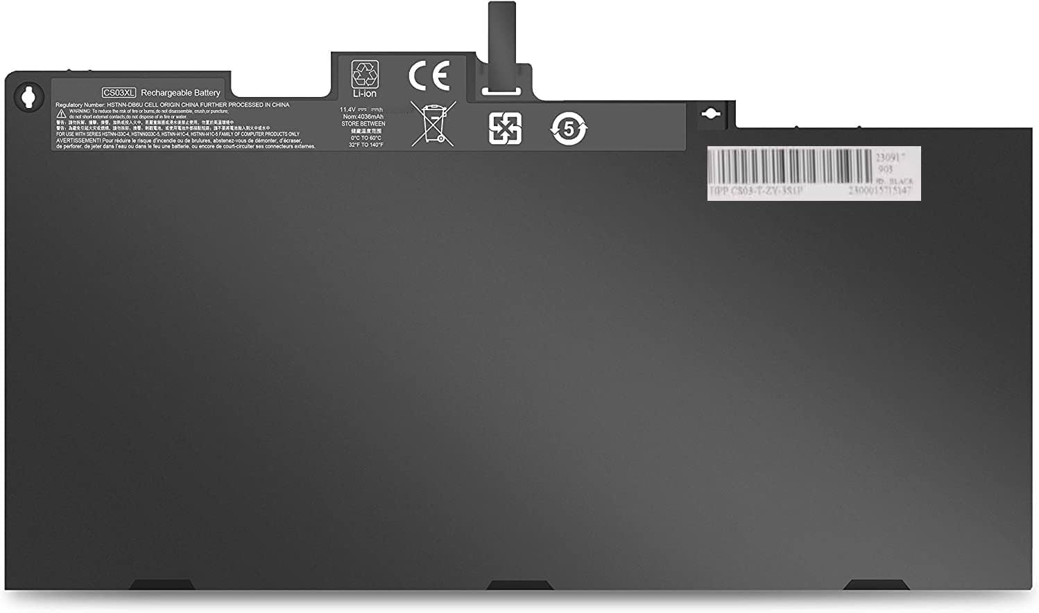 CS03XL Battery for HP EliteBook and ZBook Compatible for EliteBook 840 848 850 745 755 G3 G4 and ZBook 15u G3 G4 Compatible P/N CS03 T7B32AA HSTNN-UB6S HSTNN-IB6Y-image-37