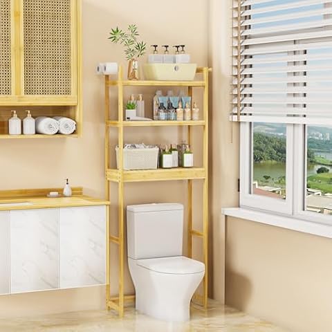 BORWART 3-Tier Bamboo Shelf Cover