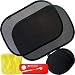COZY GREENS Car Window Shade for Baby for Side Windows for Vehicle (3 Pack) - 21"x14" Car Shade - 80 GSM w/ 15s Film - Full UV Protection from Sun, Glare and UV Rays - Window Shade Baby