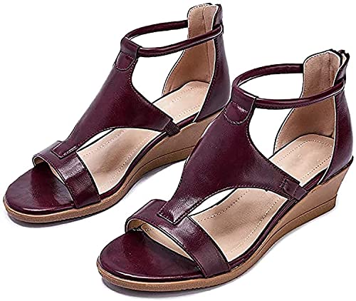 Chaussures de plage casual et sandales compensées pour flânerie d'été