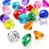 Scelta ideale: i diamanti colorati sono disponibili in 10 tonalità distinte, con 2 pezzi per colore. Ideali per adornare le nostre case e i nostri giardini, aggiungono lucentezza e fascino al nostro casa. Possono anche servire come oggetti per la caccia al tesoro