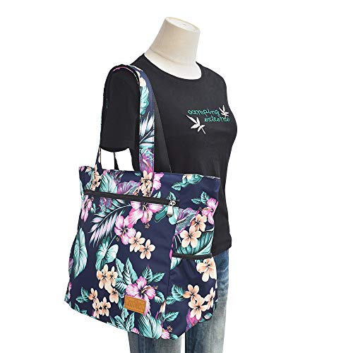Image of CLOUDMUSIC Shoulder Tote Bag For Nurses Teachers Work Gym Travel Beach Women With Large Capacity Waterproof