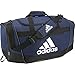adidas Unisex Defender III Medium Duffel Bag, Collegiate Blue/Black/White, Medium