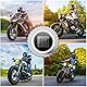 YUNYODA Mini Motorrad Uhr, Universal Wasserdicht Motorraduhr, Digital Uhr Stick-On für Fahrrad/Motorrad/SUV Verschiedene Modelle kleines Schwarz