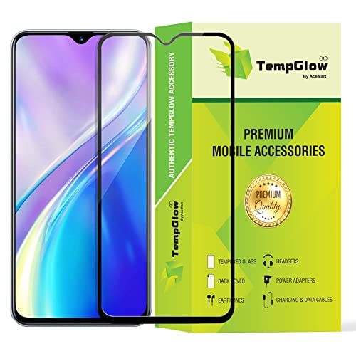 Image of Screen Protector for Realme X2 / XT / 5 Pro (Black) Tempered Glass Edge-to-Edge 6D Screen Guard With Installation Kit
