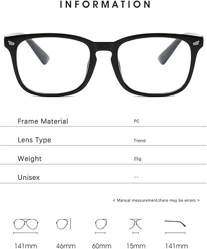 Miniatura 3 de Paquete de 5 lentes de luz azul para hombres y mujeres, anteojos de lectura de luz azul, anteojos de bloqueo de luz azul para computadora,