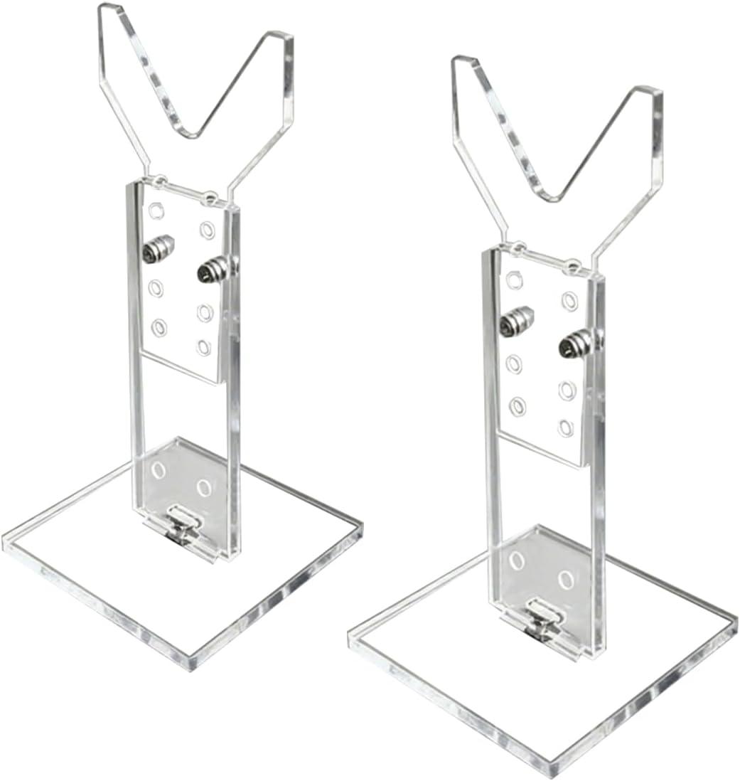 Acrylic Display Rack Adjustable Pistol Stand, Transparent Holder for Hand Guns, Portable Gun Rack for Safe Storage, Holder Accessories