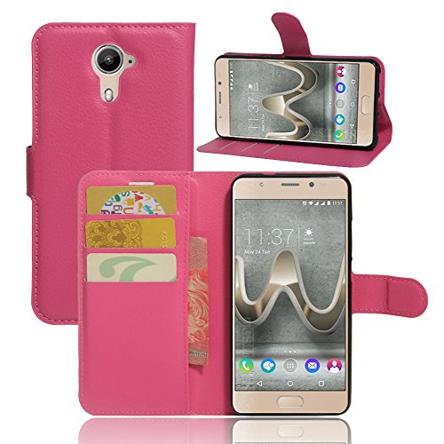 Coque WIKO U Feel Prime,Etui WIKO U Feel Prime,Anti-rayures Coque TPU Pochette Portefeuille Fentes pour Cartes Fermeture Aimantée, Housse en Cuir Synthétic...