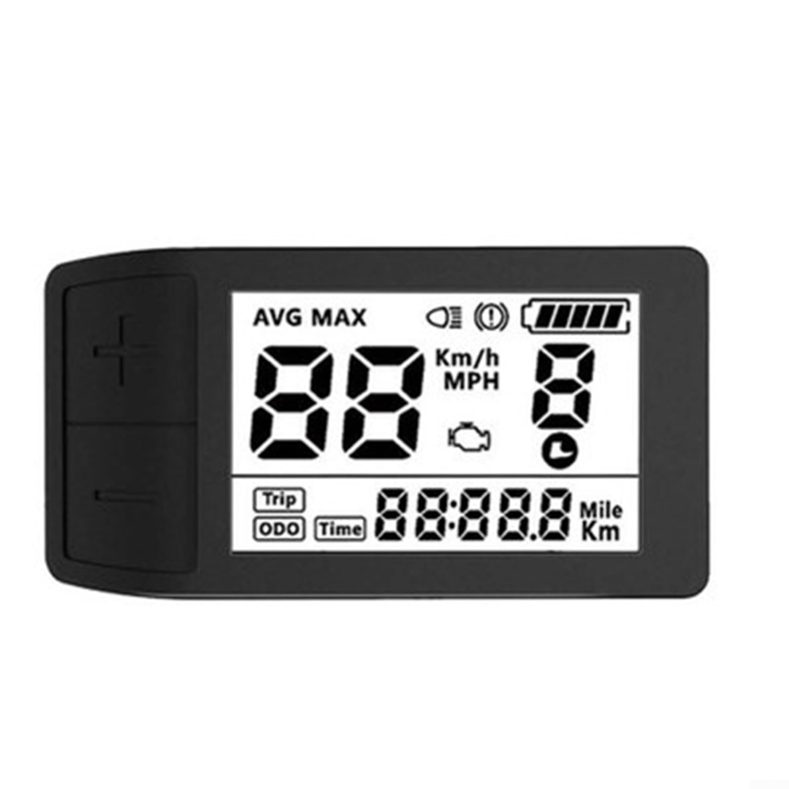 Display LCD 500S HD Motor, 24V 36V 48V E per schermo della bici, connettore a 5 pin 19,68 pollici filo
