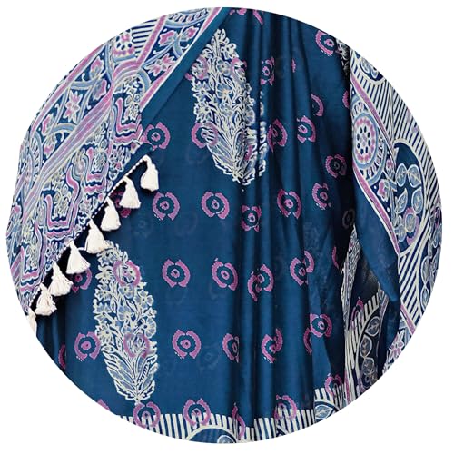 Image of MIRCHI FASHION Saree for Woman | Chiffon Floral Printed Breathable Occasional Sari with Blouse